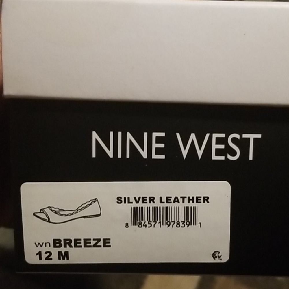 Nine West Silver Flat